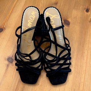 Sam Edelman black strappy sandals